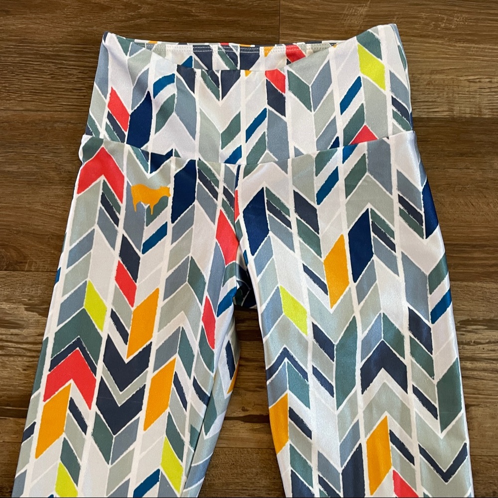 Goldsheep geometric print leggings xs